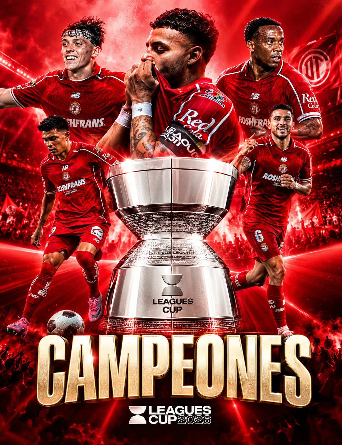 Arte de campeones Leagues Cup 2026