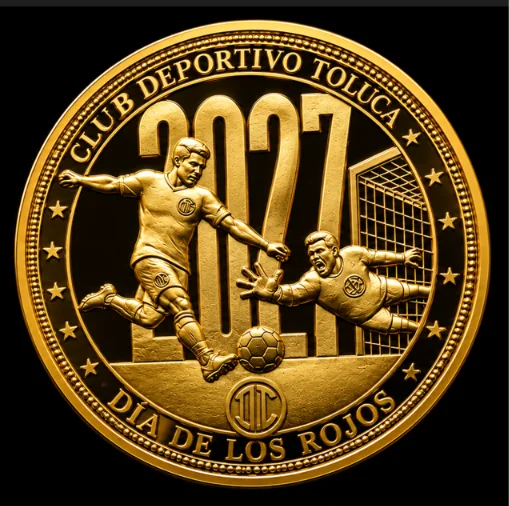 Moneda Toluca 2027 Día de los Rojos