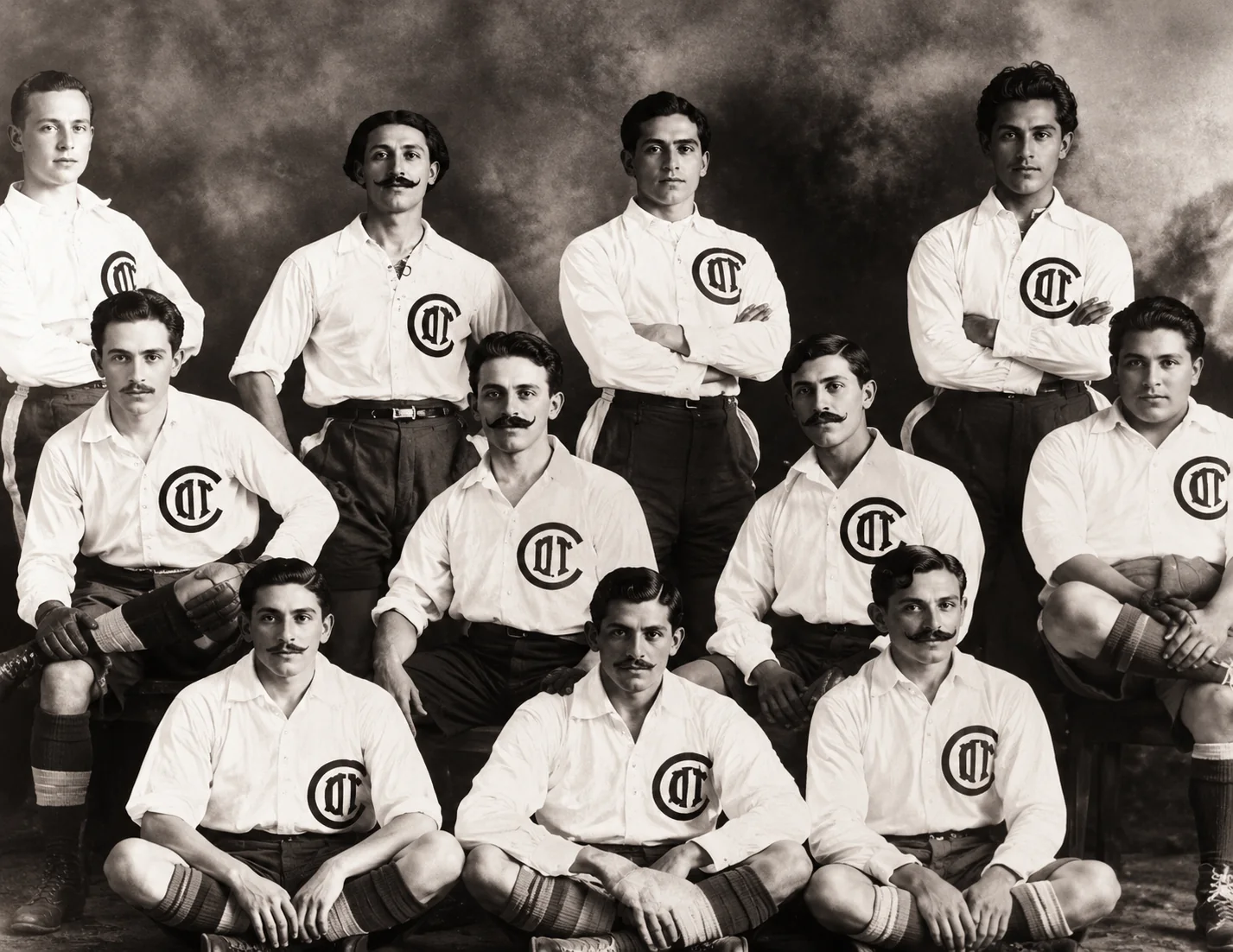 Representación artística de equipo de época